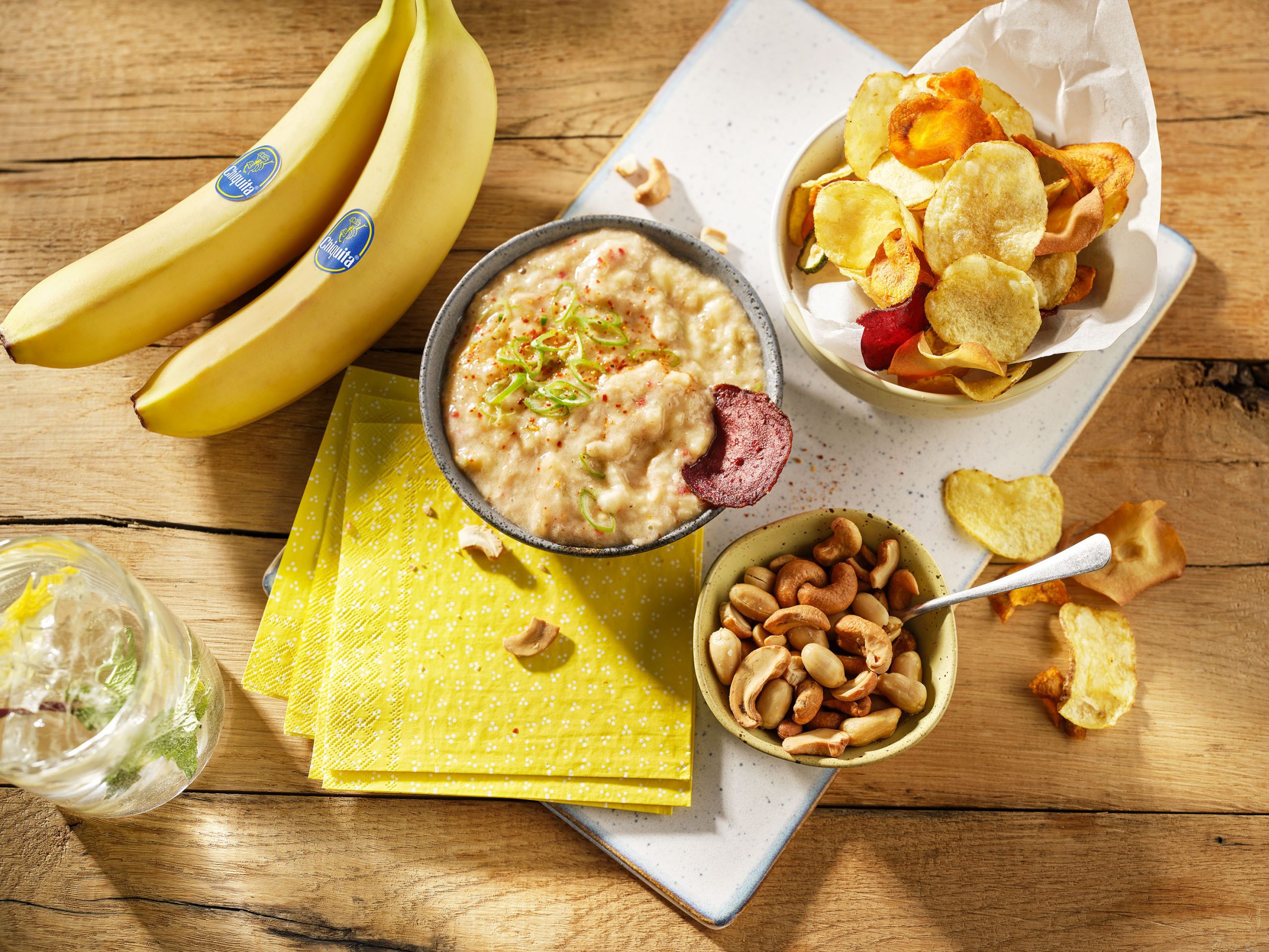 Mausteinen Chiquita-banaanidippi