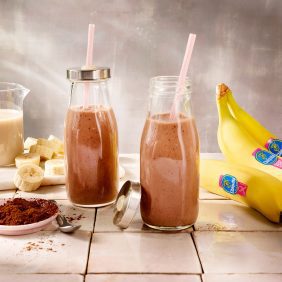 Mausteinen Chiquita banaani ja kaakao smoothie