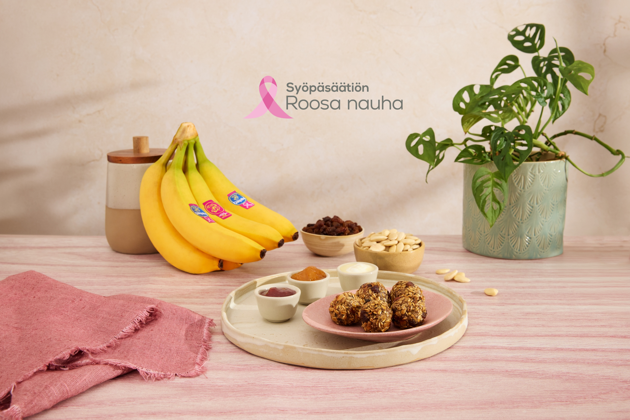 Chiquita-banaani- ja kaurapallot