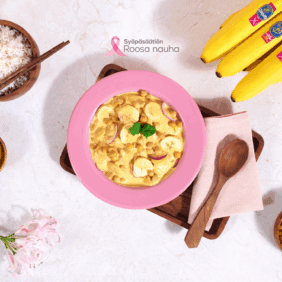 Curry Chiquita-banaaneista ja kikherneestä