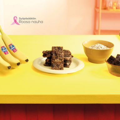 Chiquita-banaani-, Kaura- ja Suklaapatukat