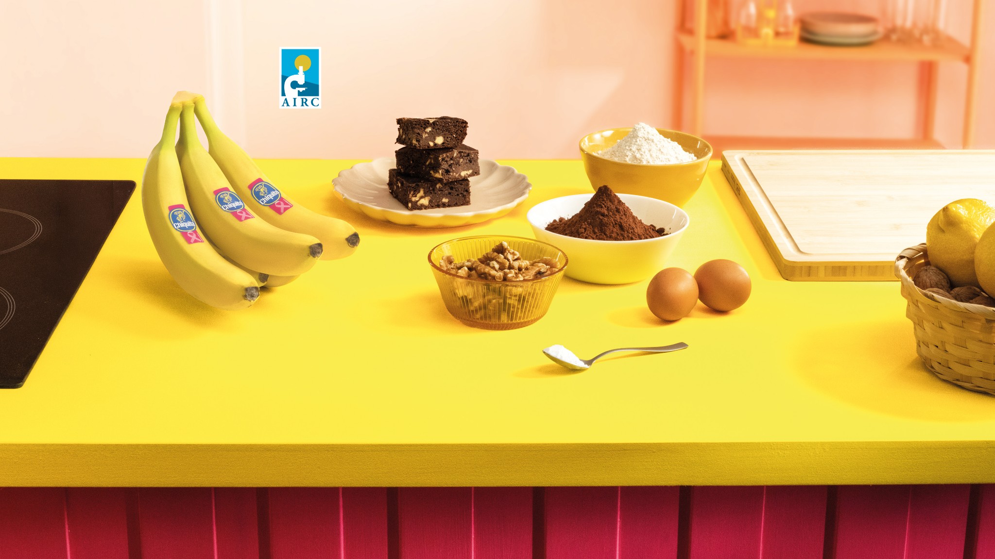 Chiquita Banana -browniet makeuttamattomalla kaakaolla